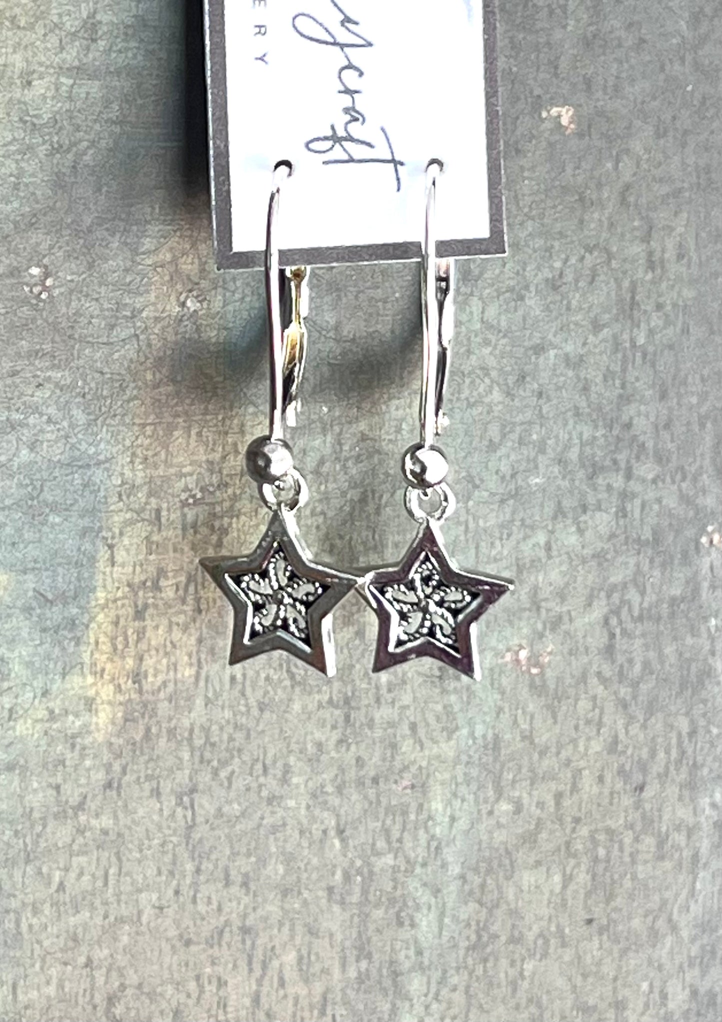 Sterling Silver Star Earrings