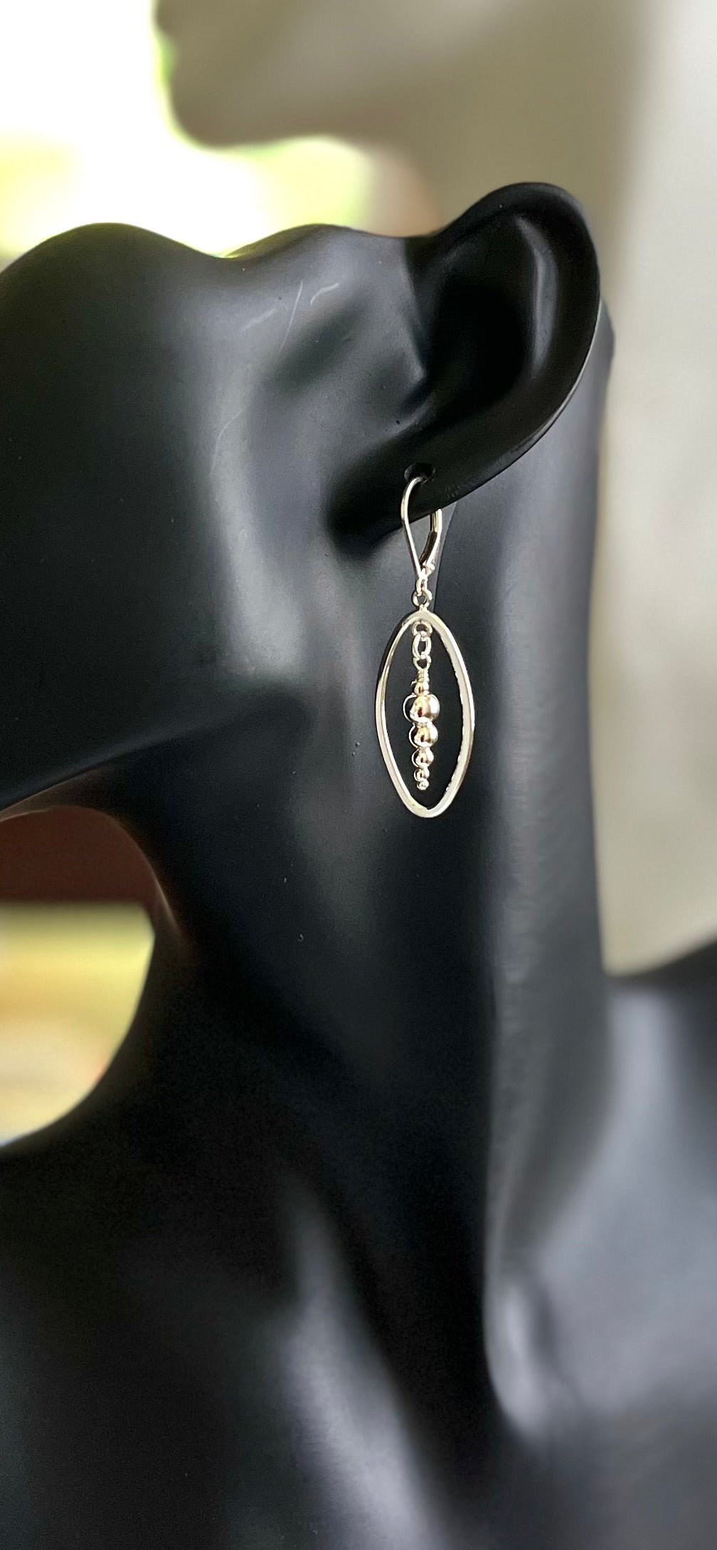 Sterling Silver Bead Earrings