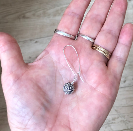 Bali Bead Long Earrings