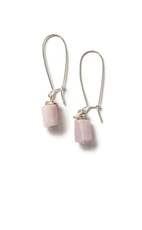 Kunzite Long Earrings