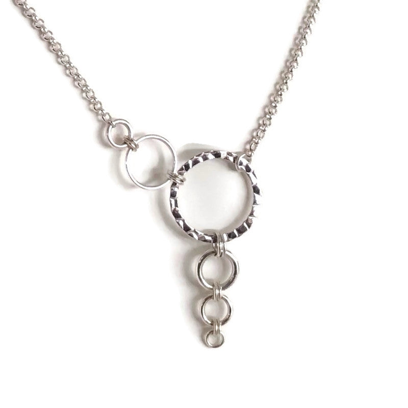 Sterling Silver Waterfall Necklace