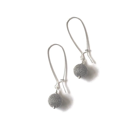 Bali Bead Long Earrings