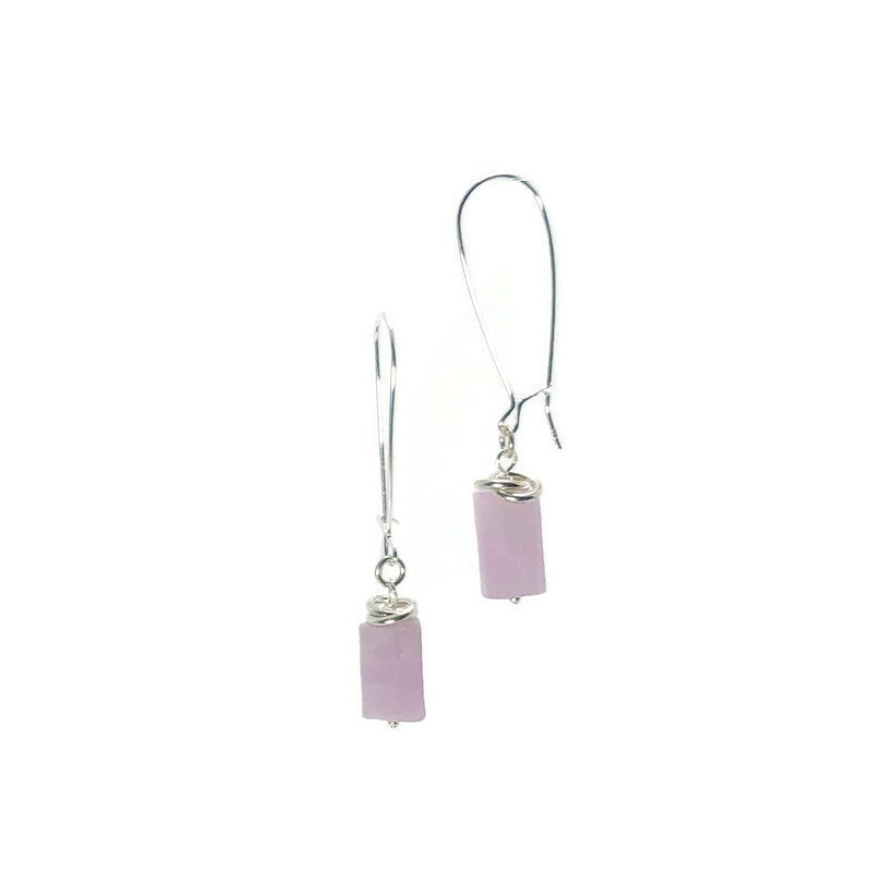 Kunzite Long Earrings