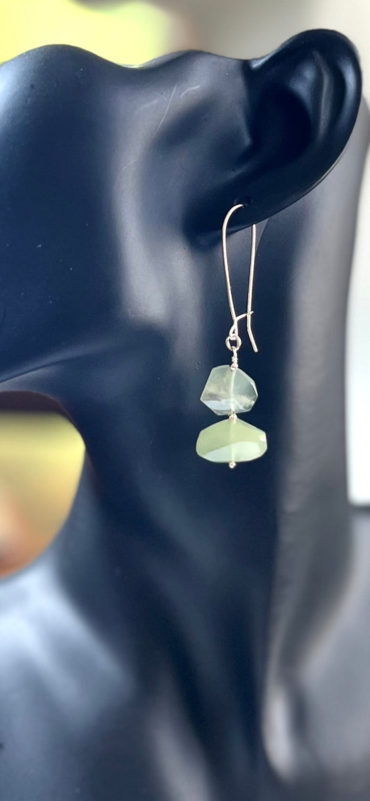Aquamarine Long Earrings