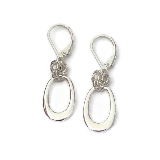 Sterling Oval Drops