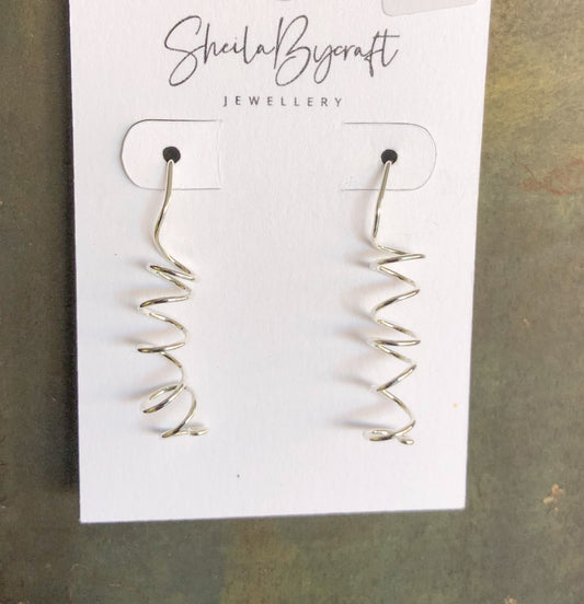 Spiral Earrings - small spiral