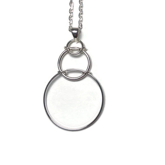 Triple Circle Sterling Necklace