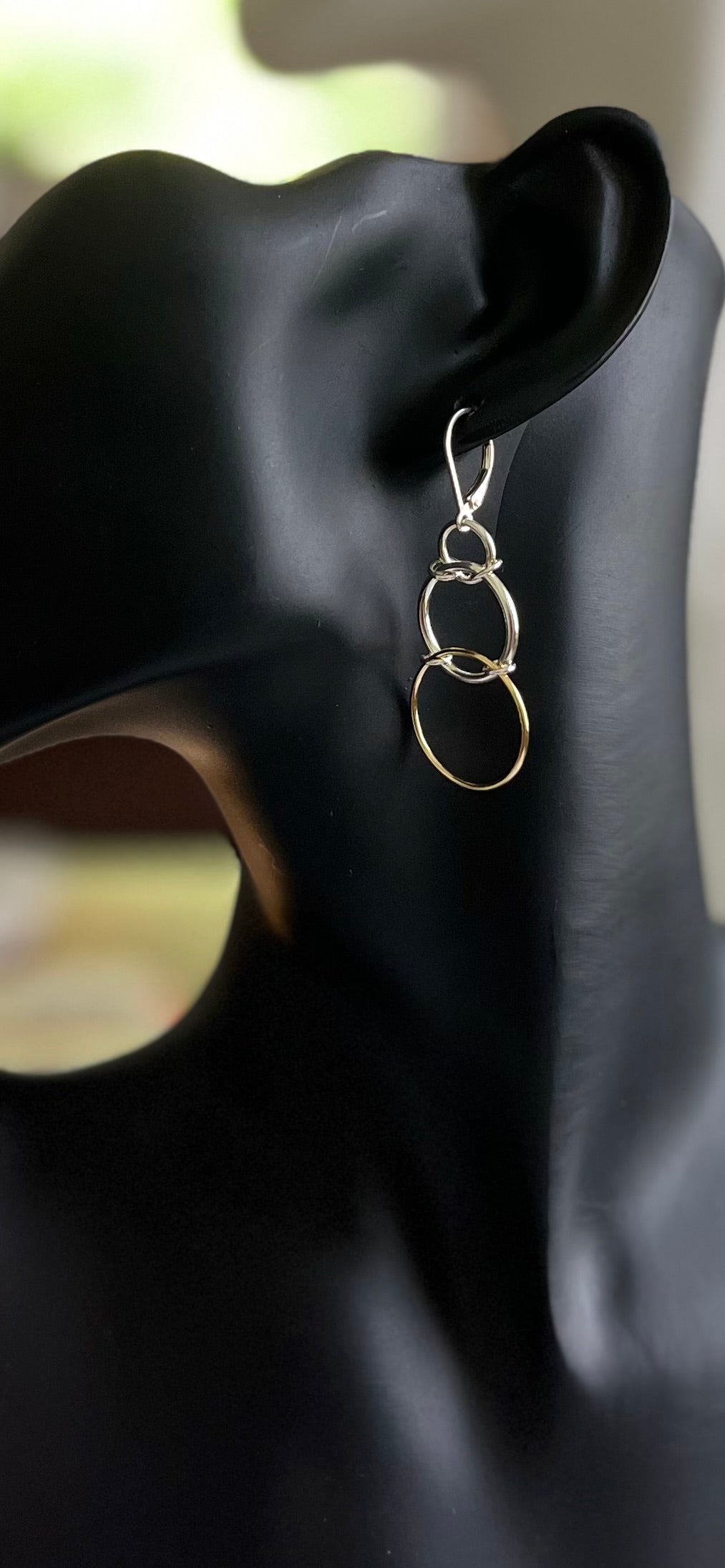 Sterling Silver | 14k Gold-filled Chainmail Trio Earrings