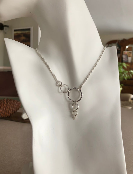 Sterling Silver Waterfall Necklace