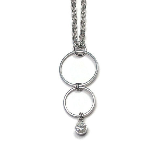 Stainless Steel Circles Necklace