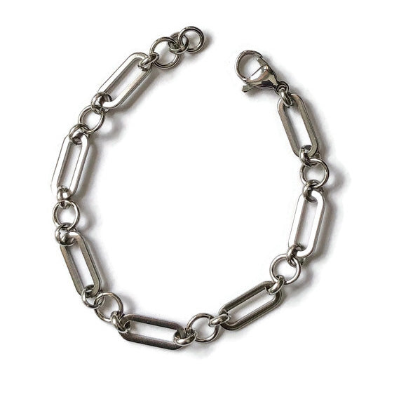 Stainless Steel Ovals Bracelet