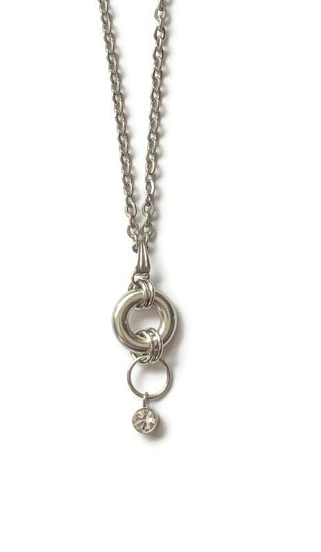 Stainless Steel Circles Necklace