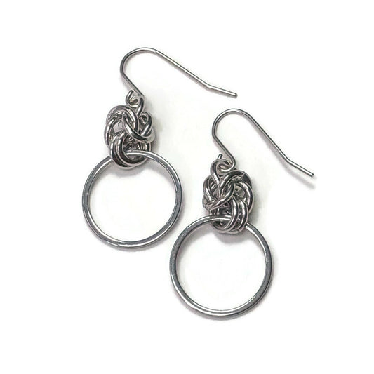 Stainless Steel Earrings Small Circle