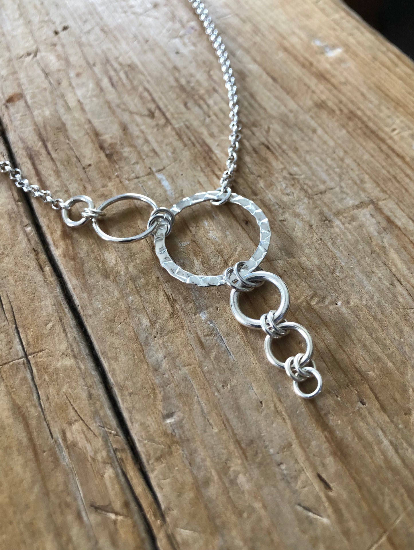 Sterling Silver Waterfall Necklace