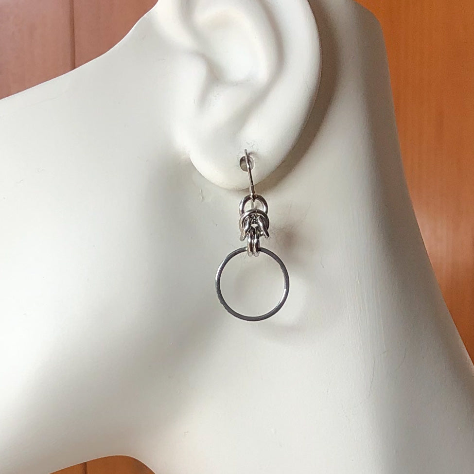 Stainless Steel Circle Earrings