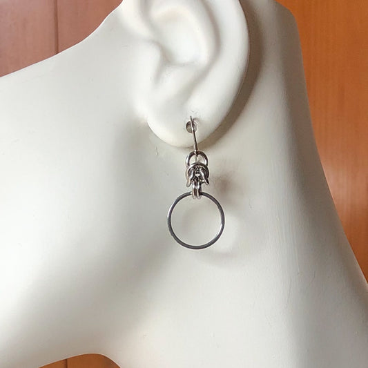 Stainless Steel Earrings Small Circle