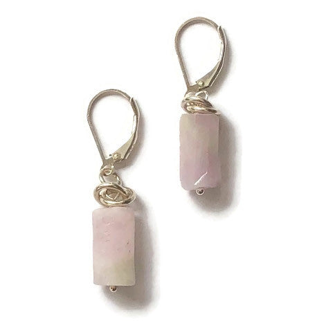 Kunzite Short Earwires