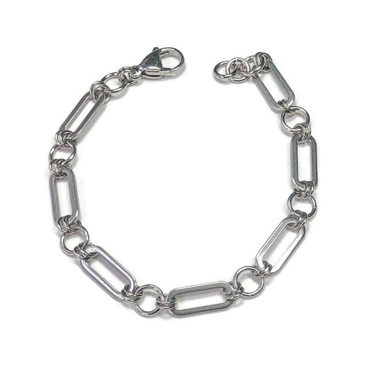 Stainless Steel Ovals Bracelet