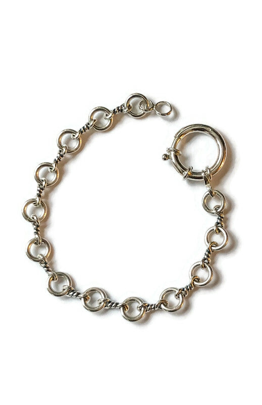 Sterling Twisted Link Bracelet