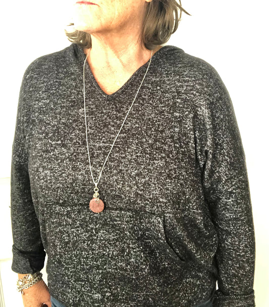 Rhodochrosite Gemstone Necklace