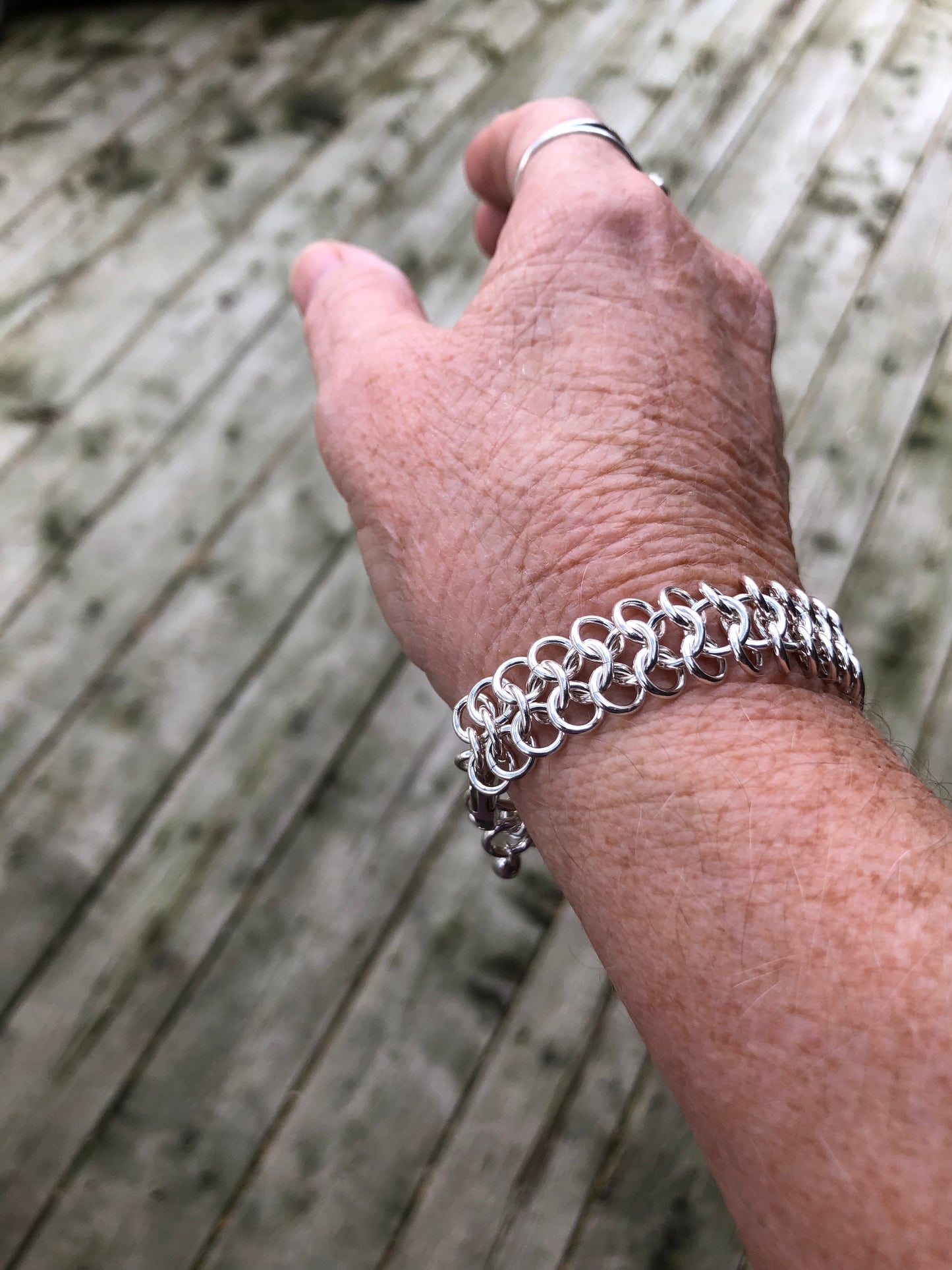 Silver Lace Bracelet