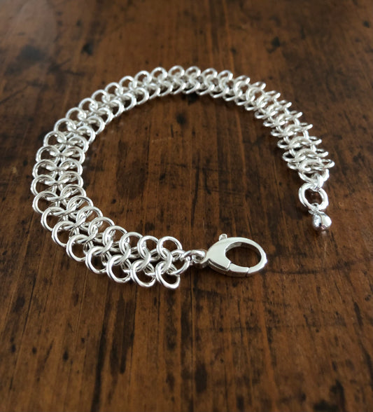 Silver Lace Bracelet