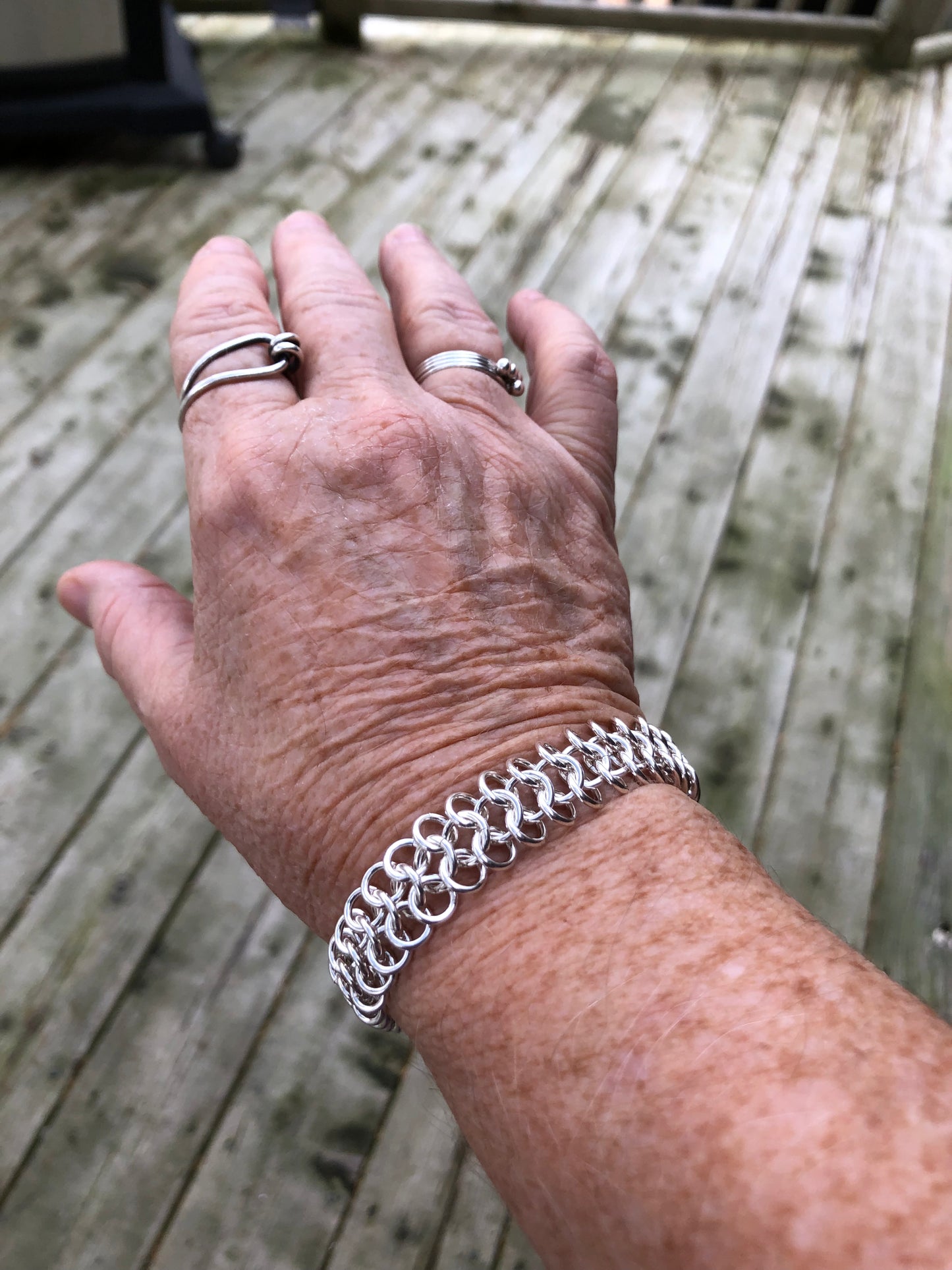 Silver Lace Bracelet