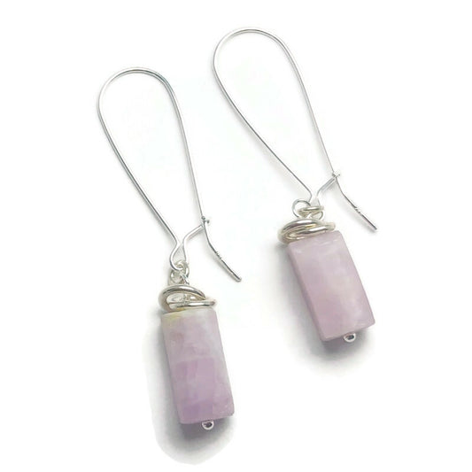 Kunzite Long Earrings